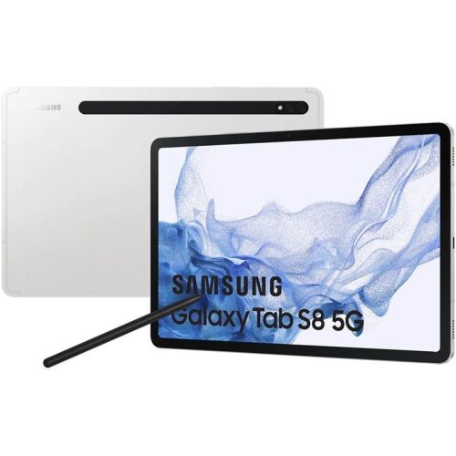 Samsung Galaxy Tab S8 X706 11.0 5G 128GB - Ezüst