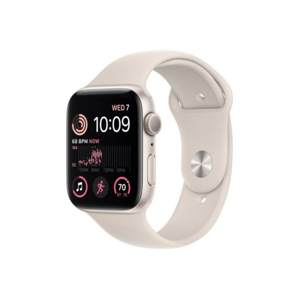 Apple Watch SE (2022) GPS 44mm Csillagfény Aluminium tok Csillagfény sportszíjjal