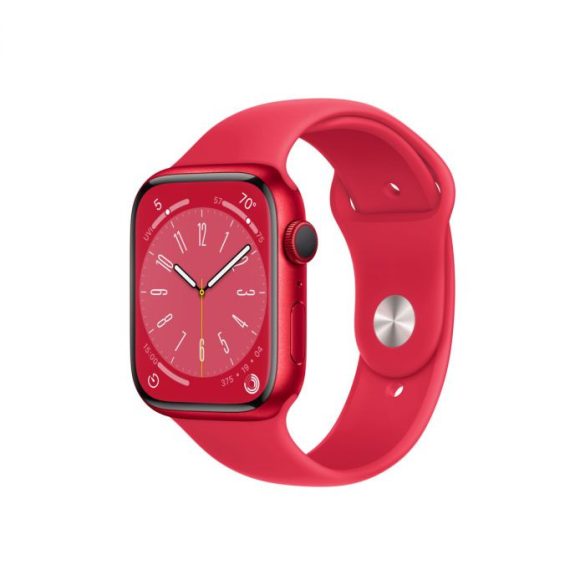Apple Watch Series 8 GPS 45mm (PRODUCT)RED alumíniumtok (PRODUCT)RED sportszíj