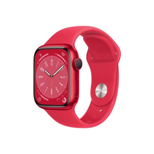 Apple Watch Series 8 GPS 41mm (PRODUCT)RED alumíniumtok (PRODUCT)RED sportszíj